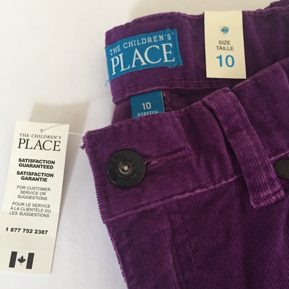 The Children's Place Other - NWT Girl's Purple Corduroy Pants Size 10